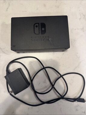 Nintendo Black Switch Dock with AC Adapter